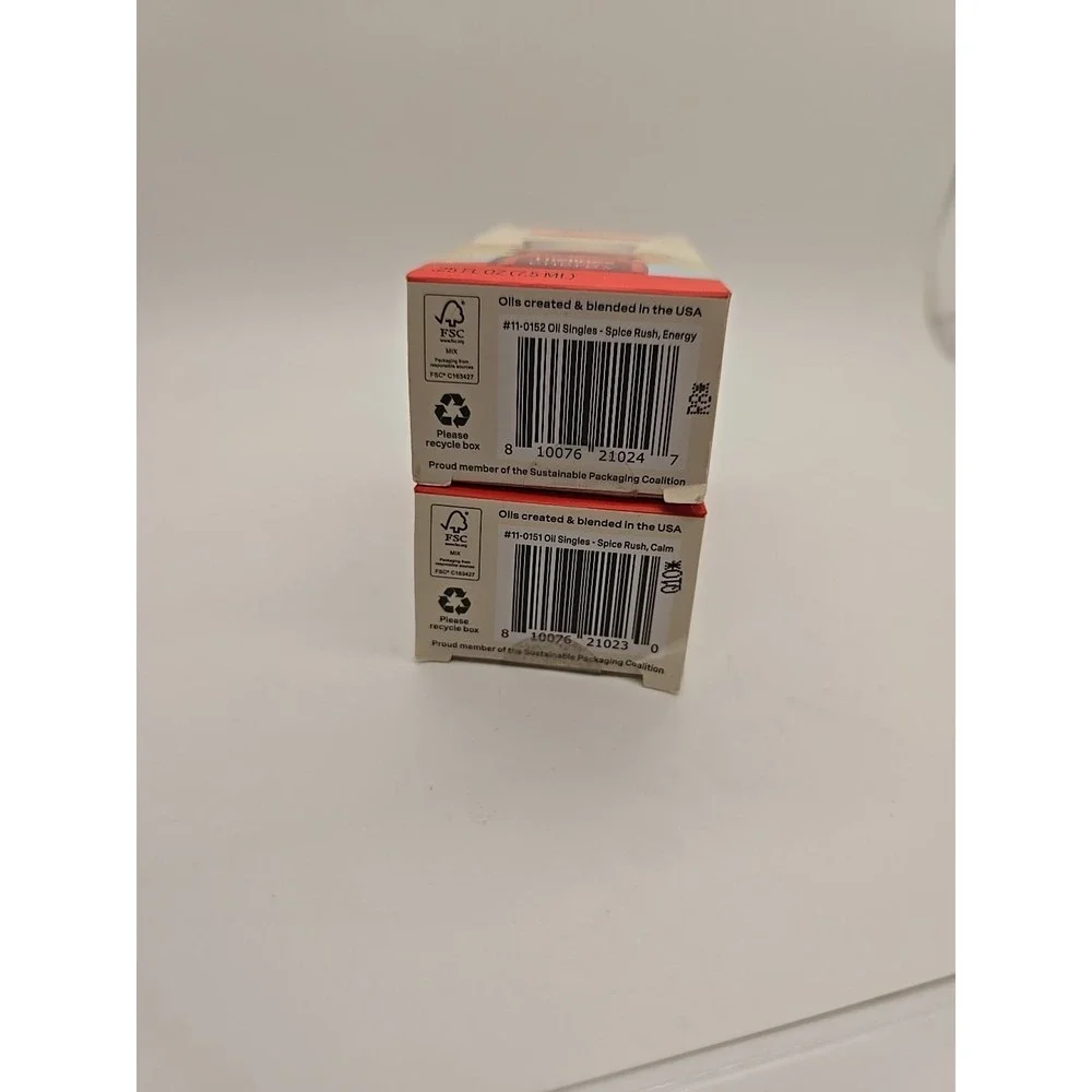 Lifelines Essential‎ Oil Blend 2 Pk- FOCUS Spice Rush .25 oz-New
